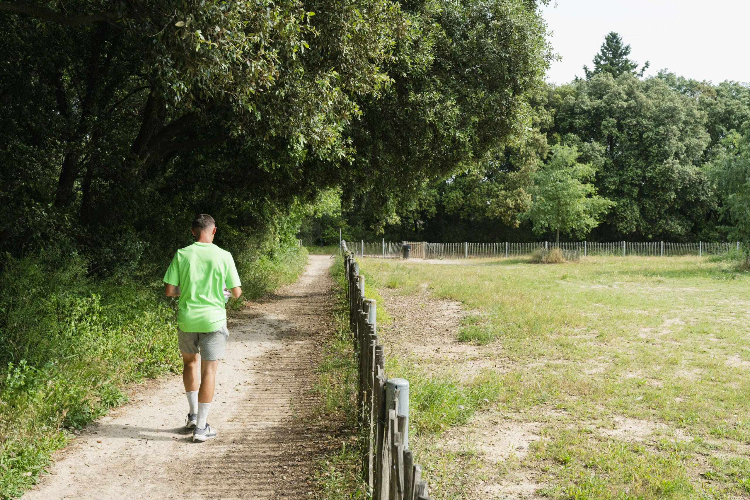 Coureur qui pratique une activité de Runco à Montpellier